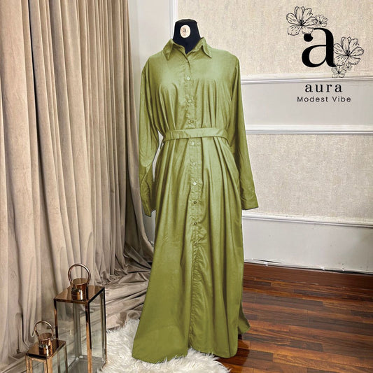 Olive Green Abaya